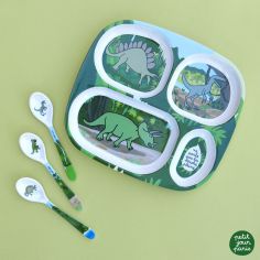Assiette à compartiments Les Dinosaures