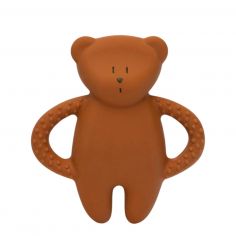 Ourson de dentition en caoutchouc naturel caramel - Moonie