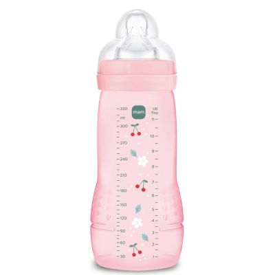 Lot de 2 biberons Easy Active 2ème âge Berry - Tétine débit X (330ml)