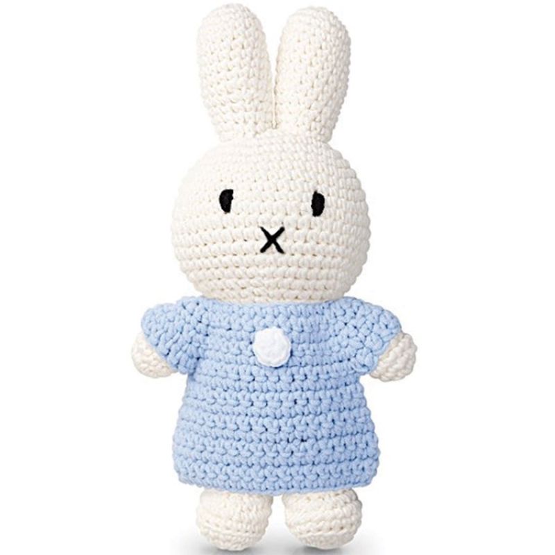 Peluche Miffy bleu pastel (25 cm) Just Dutch
