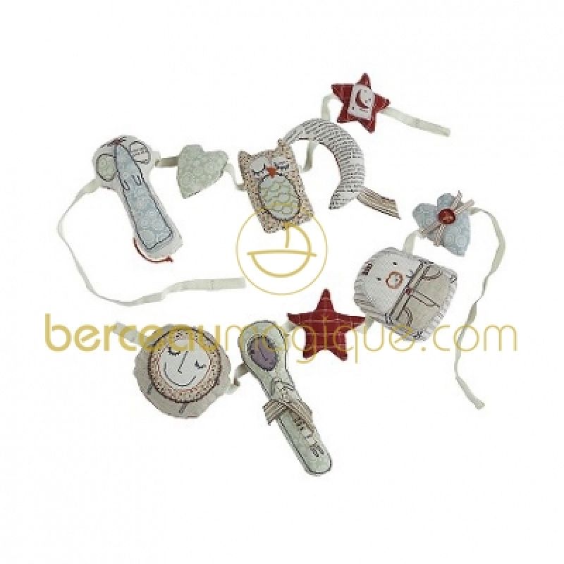 Embrasses de rideaux Light of the moon x 2 (77 cm) Mamas and Papas