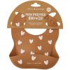 Bavoir en silicone Coeurs Caramel Atelier Wagram Packaging 3