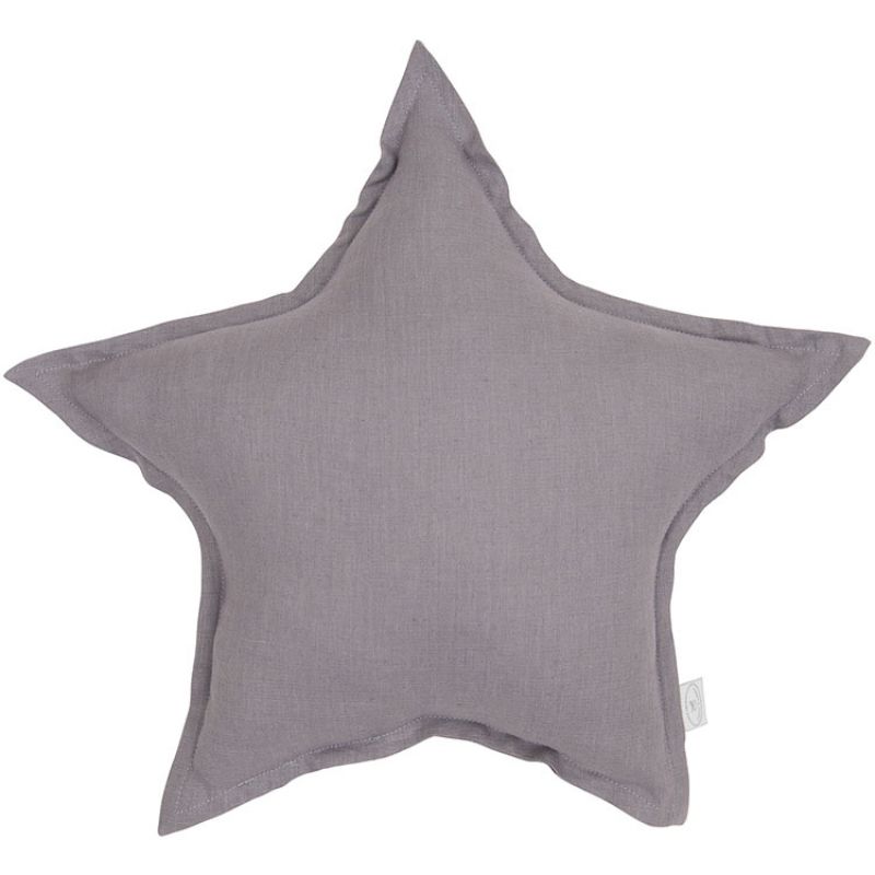 Coussin étoile gris requin (45 cm) Cotton&Sweets
