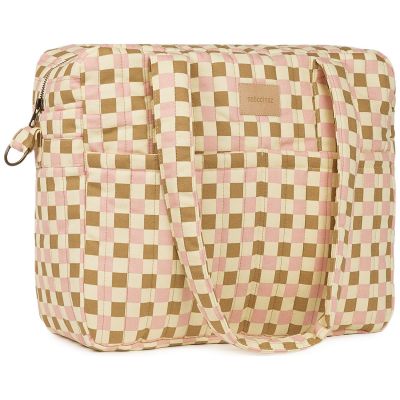 Sac à langer imperméable Yellow pink mosaic Hyde Park Nobodinoz