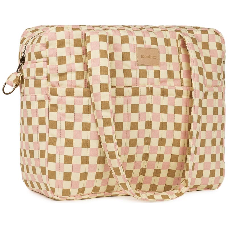 Sac à langer imperméable Yellow pink mosaic Hyde Park Nobodinoz Produit 1