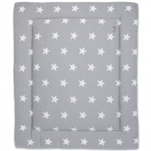 Tapis de parc Star gris et blanc (75 x 95 cm)  par Baby's Only