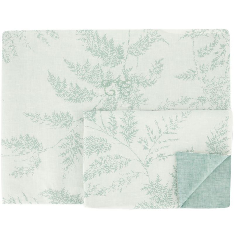 Parure de lit réversible Feuillage Vert Tartine et Chocolat Produit 1