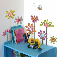 Stickers muraux Fleurs champêtres  par Série-Golo
