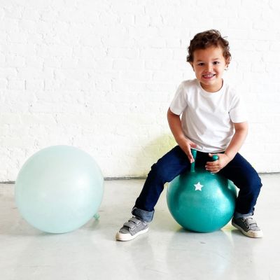 Ballon sauteur paillettes Vert