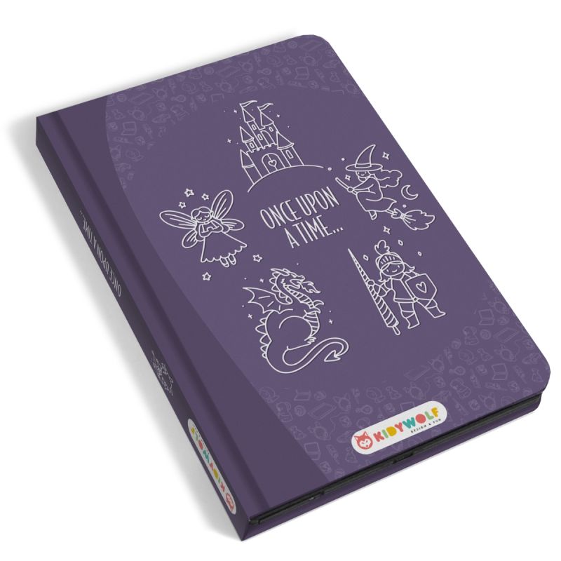 Tablette à dessin KIDYDRAW-MINI Il était une fois violet KIDYWOLF Produit 1