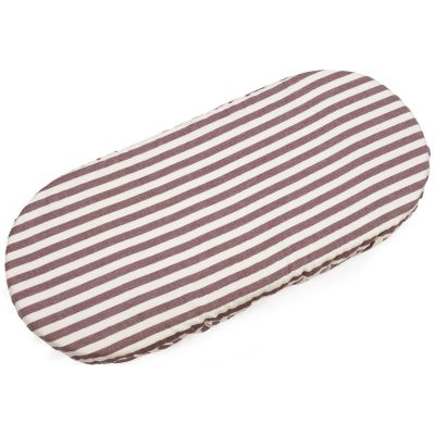 Lot de 2 draps-housses pour nacelle Cherry Rayé Pasito a pasito