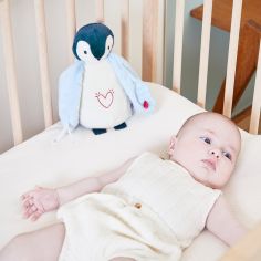 Veilleuse peluche Manchot bleu (20 cm)