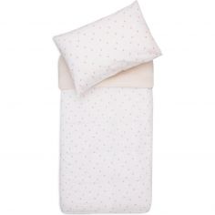 Housse de couette + taie d'oreiller Harvest Natural (100 x 140 cm) - Jollein