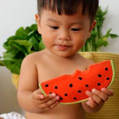 Wally la pastèque en latex d'hévéa