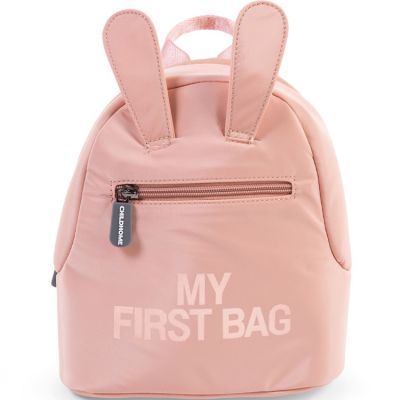 Sac à dos bébé My first bag rose (23 cm)  par Childhome