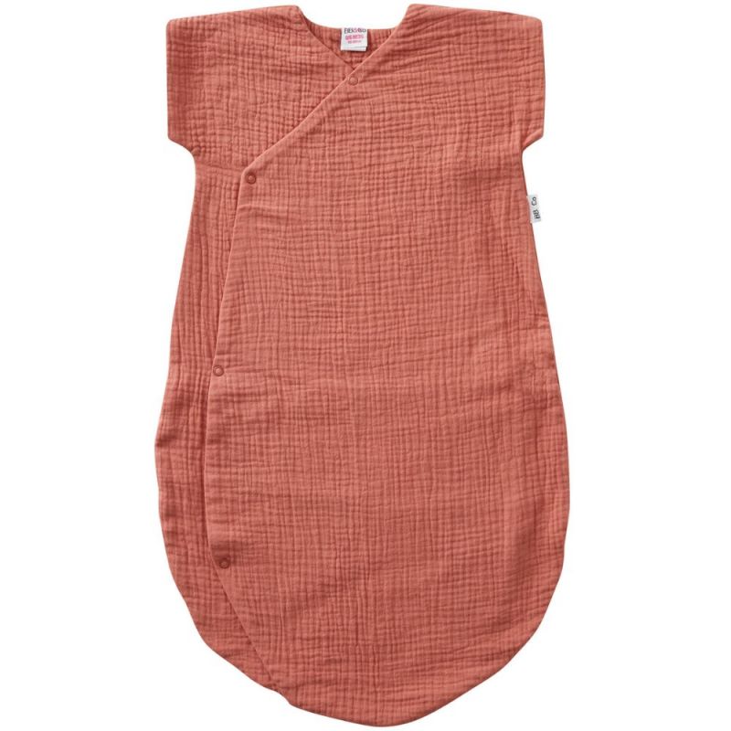 Gigoteuse légère double gaze uni marsala TOG 1,6 (90 cm) BB & Co