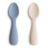 Lot de 2 cuillères bébé Tradewinds-Shifting Sand Mushie Produit 1