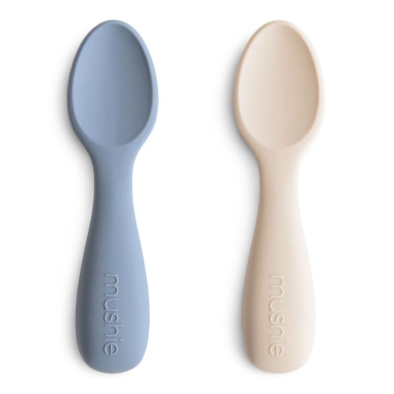Lot de 2 cuillères bébé Tradewinds-Shifting Sand Mushie Produit 1