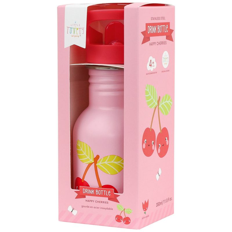 Gourde isotherme Cerises (350 ml) A Little Lovely Company Packaging 7