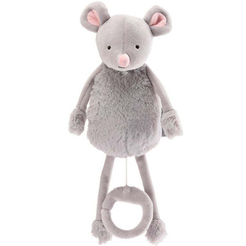 Peluche musicale Les doux Bidous Noémie la souris (28 cm) Pioupiou et Merveilles