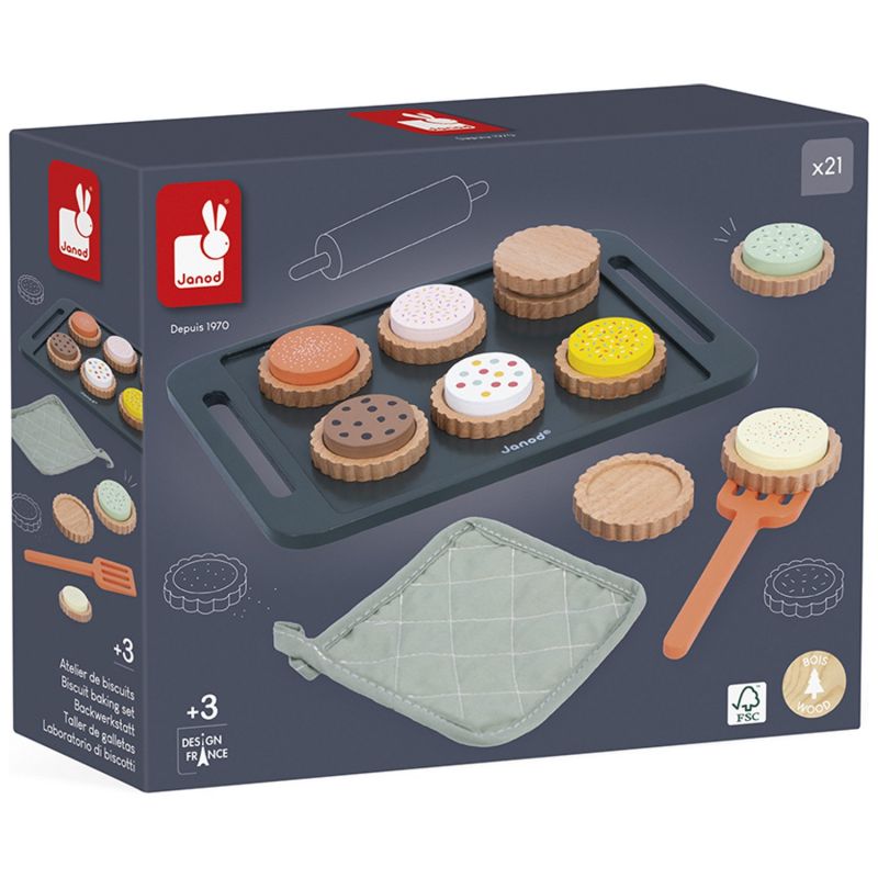Atelier de biscuits Mamie Soleil (21 pièces) Janod Packaging 9