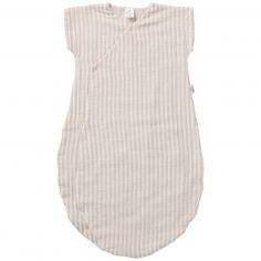 Gigoteuse d'été en gaze de coton rayé galet (6-18 mois) - BB & Co