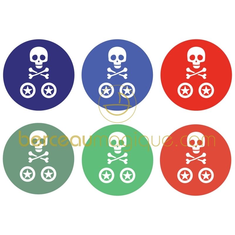 Sticker Frise Pirate  AFKliving