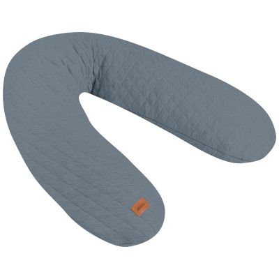 Coussin de grossesse Big Flopsy™ Fleur de coton gris mineral Béaba