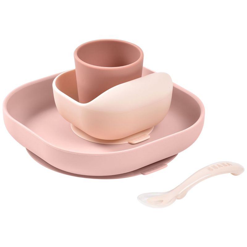 Coffret repas silicone Barbe à papa (4 pièces) Béaba Produit 1