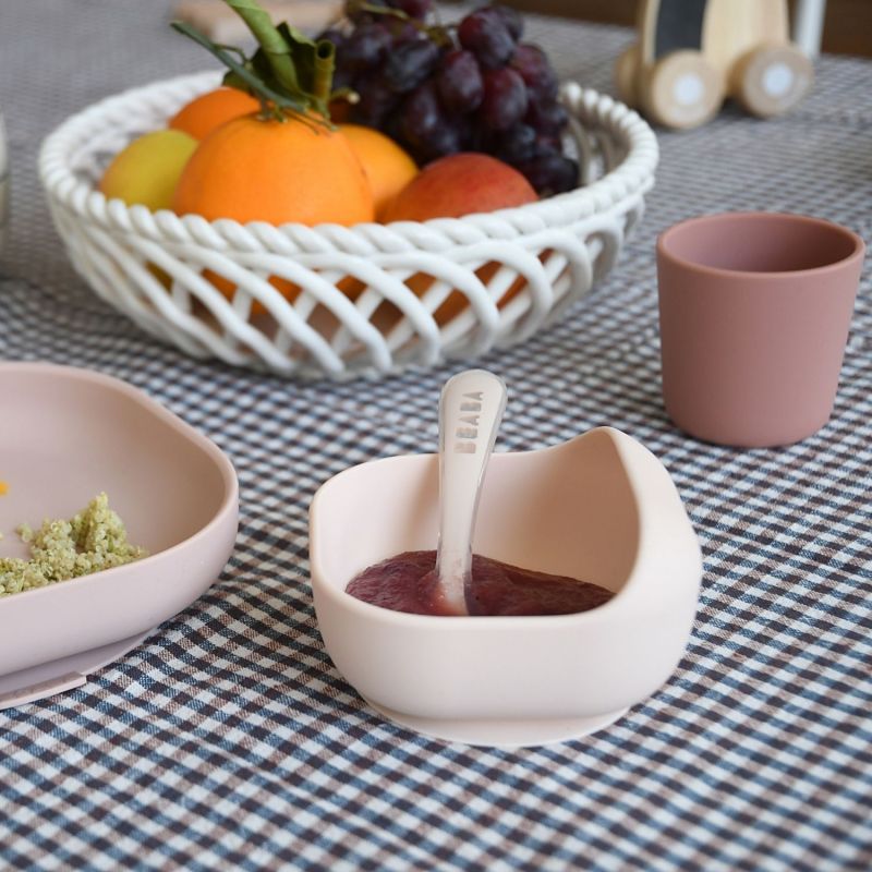Coffret repas silicone Barbe à papa (4 pièces) Béaba Ambiance 5