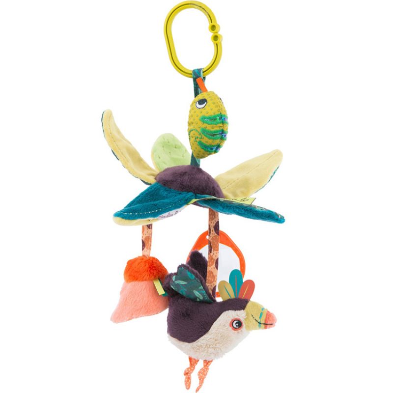 Jouet d'activités à suspendre Pakou le toucan Dans la Jungle Moulin Roty