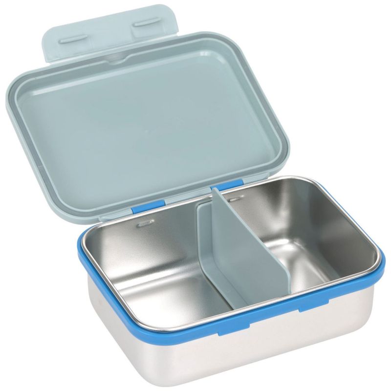 Boîte à goûter inox Sunny Explorer vert et bleu Lässig Produit 3