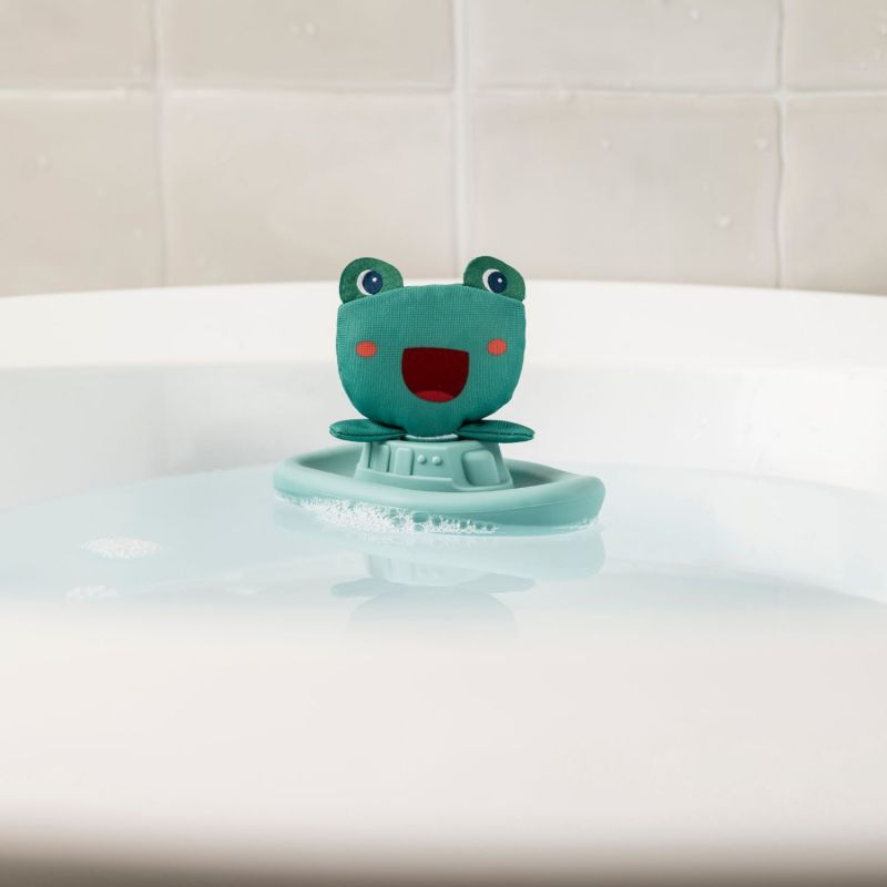 Jouet de bain James la grenouille Bâteau Lilliputiens Ambiance 2