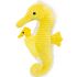 Peluche Les Ptipotos Papadou et bébé hippocampe jaune (34 cm) - Les Déglingos