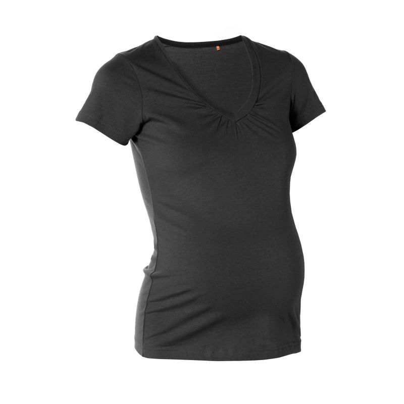 Tee-shirt grossesse manches courtes noir Amsterdam Noppies