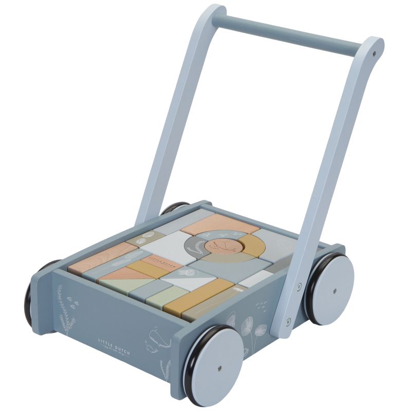 Chariot de marche avec blocs de construction Ocean Little Dutch Produit 1 grande taille