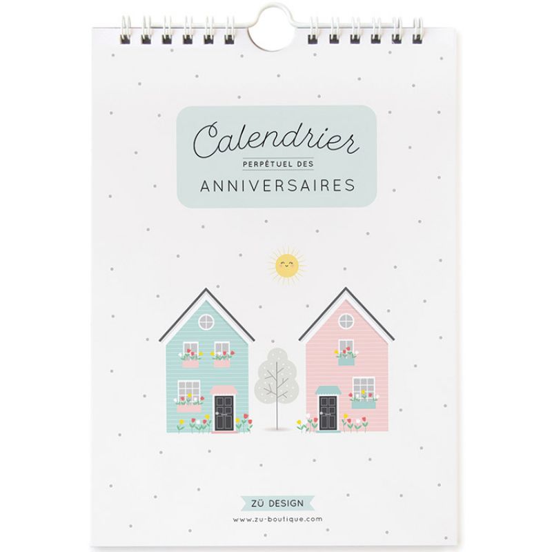 Calendrier perpétuel des anniversaires Zü