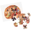 4 mini puzzles des repas Les Minouchkas (4x12 pièces)  Moulin Roty Produit 4