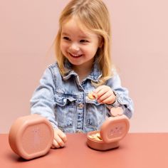 Lot de 2 boîtes à goûter à clip Mrs. Cat