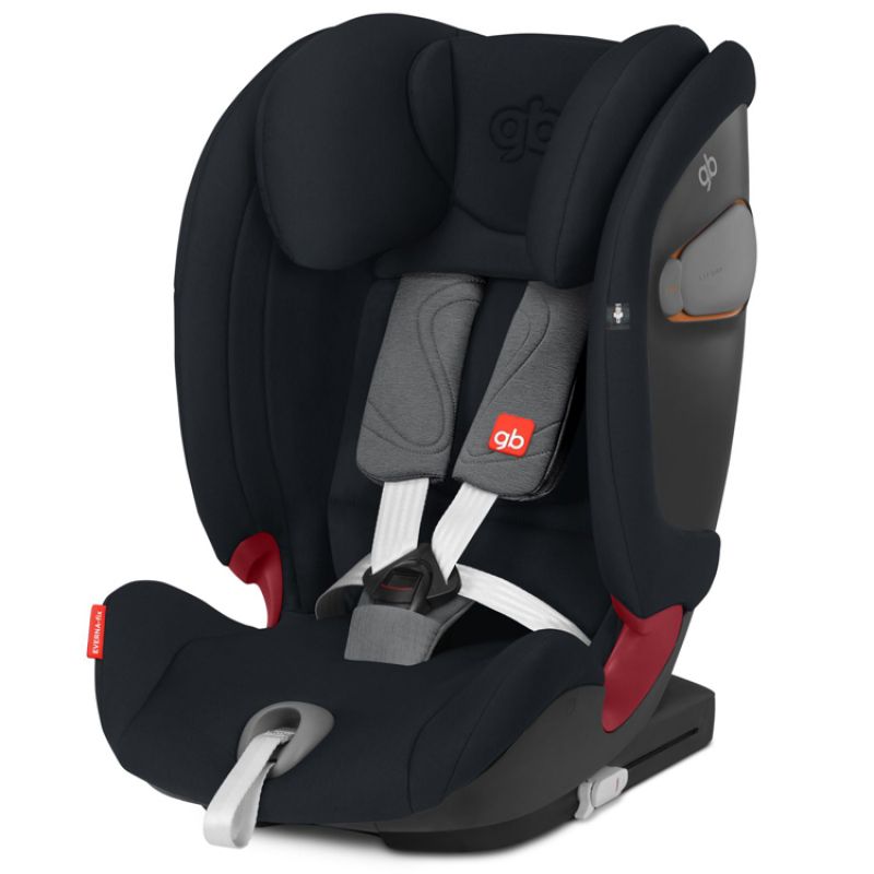 Siège auto Isofix groupe 1-2-3 Everna-Fix Velvet Black GB