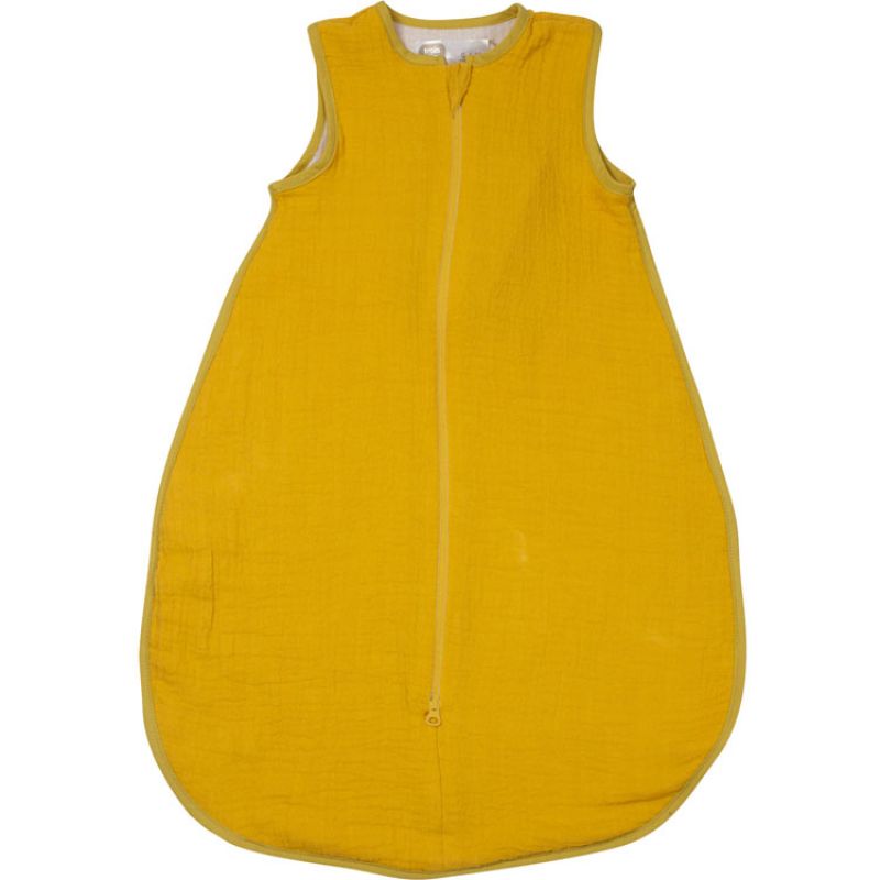 Gigoteuse légère en mousseline de coton moutarde TOG 0,5 (65 cm) Trois Kilos Sept