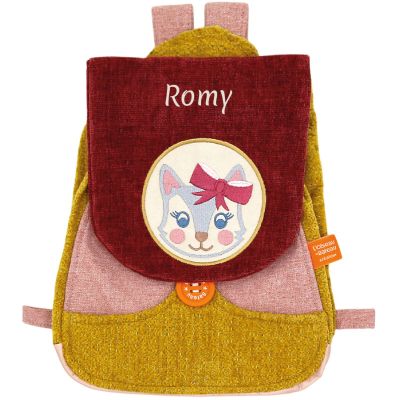 Sac à dos Tchikis 3 Mme Chat (personnalisable)