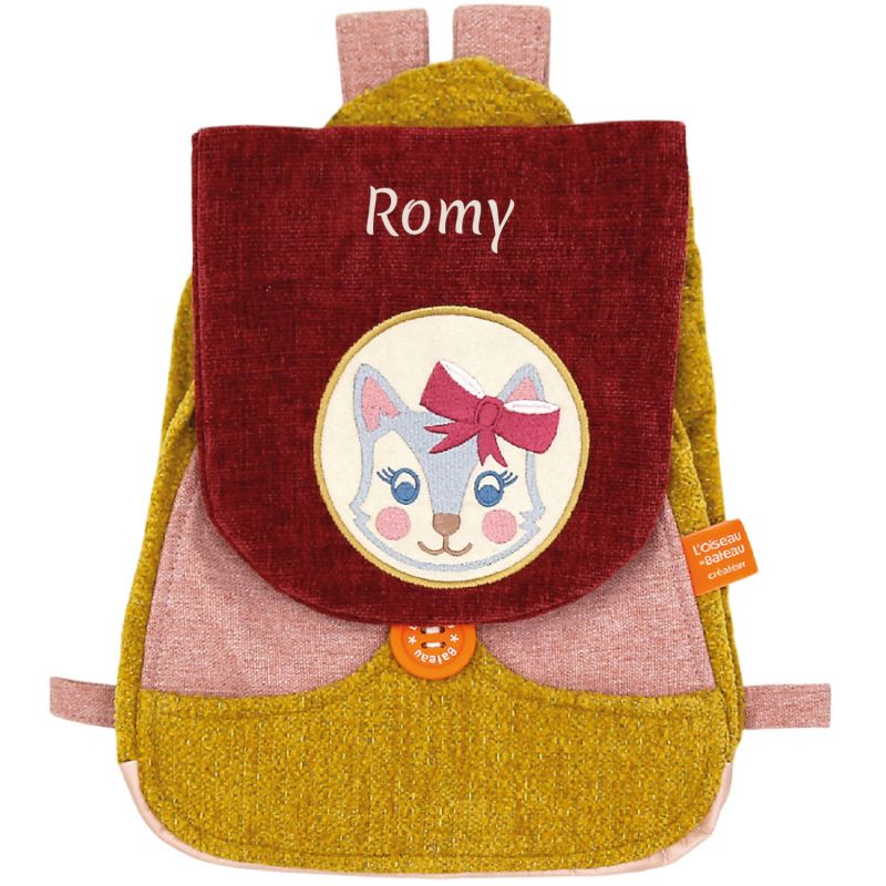 Sac à dos Tchikis 3 Mme Chat (personnalisable) L'oiseau bateau Produit 1