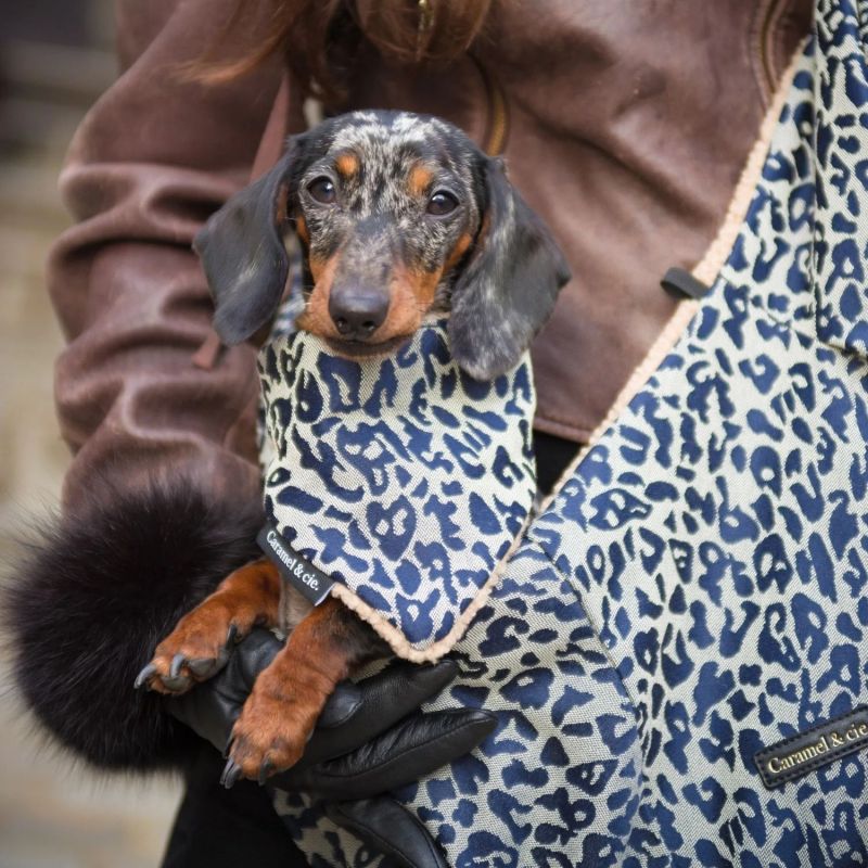 Sac de transport Animaux Grey Leopard Caramel & Cie Ambiance 5