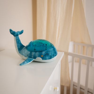 Veilleuse peluche Tranquil Whale Blue (rechargeable)