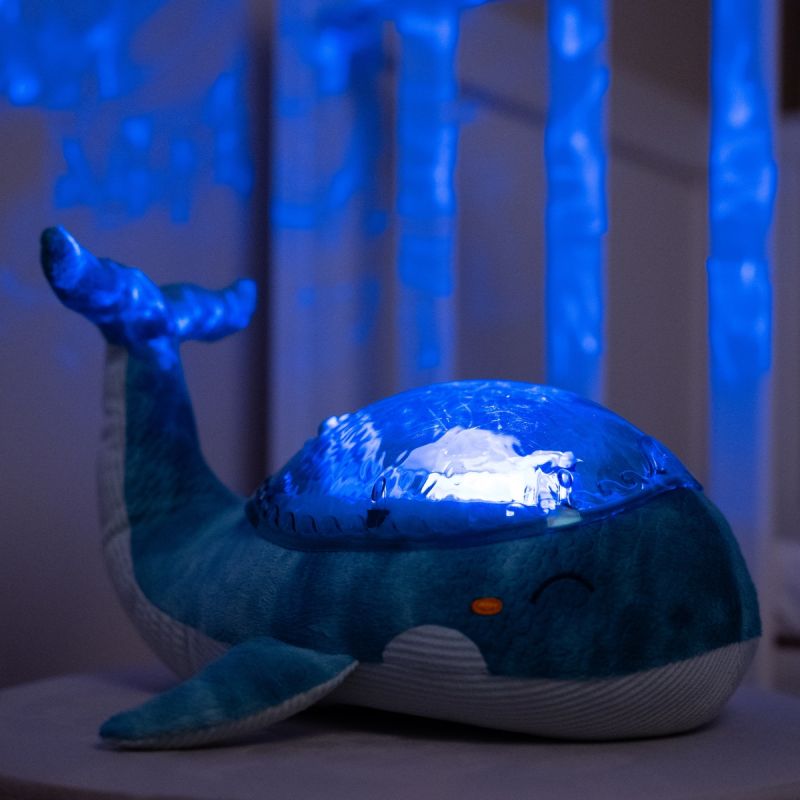 Veilleuse peluche Tranquil Whale Blue (rechargeable) Cloud B Ambiance 7