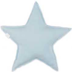 Coussin étoile bleu gris breeze (30 cm)