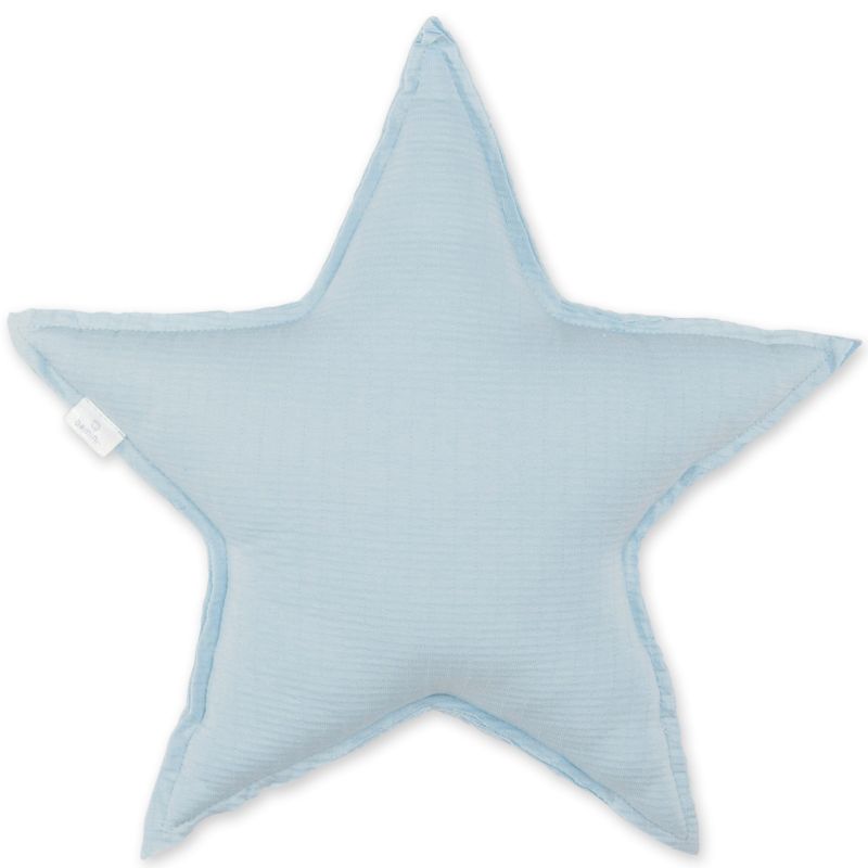 Coussin étoile bleu gris breeze (30 cm) Bemini