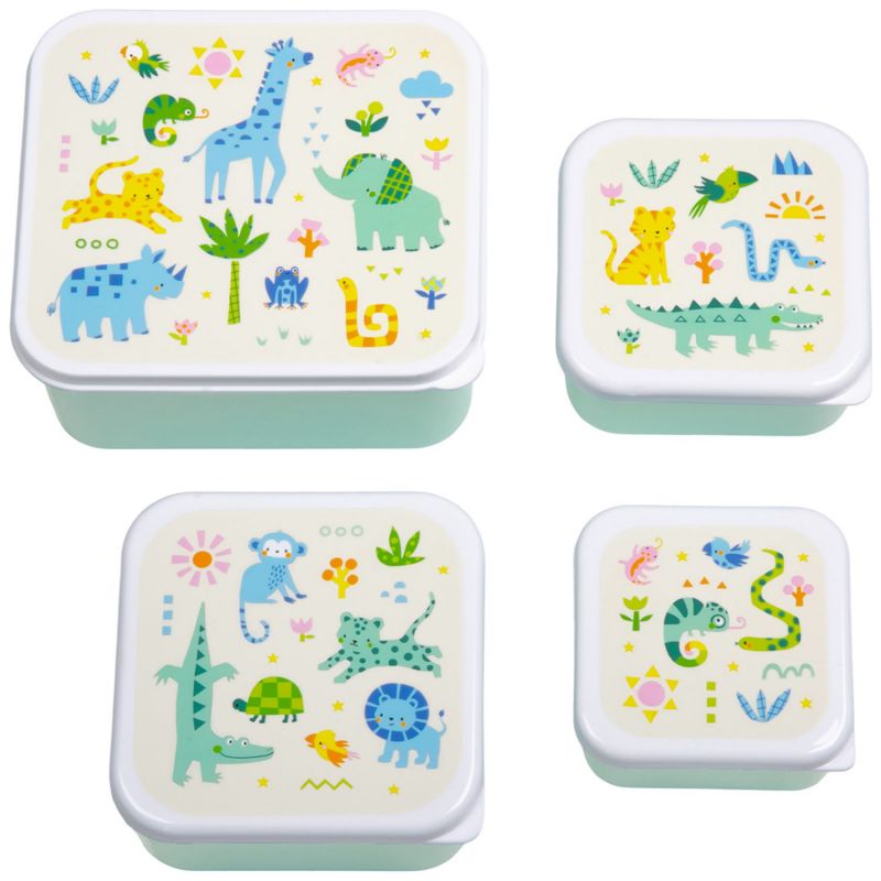 Lot de 4 boîtes à goûter Jungle A Little Lovely Company Produit 4