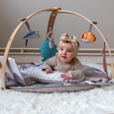 Tapis d'éveil avec arches en bois Ocean Bliss